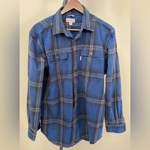 Carhartt Blue Plaid long sleeve original fit shirt